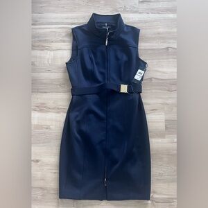 Brand New Tommy Hilfiger Scuba style Navy Dress